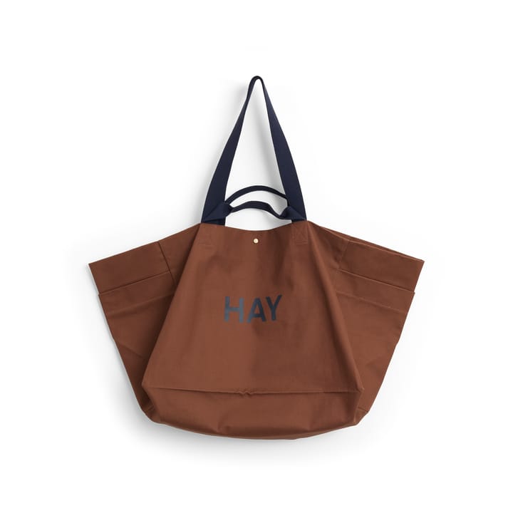 Weekend Bag Organic tas L - Milk chocolate - HAY