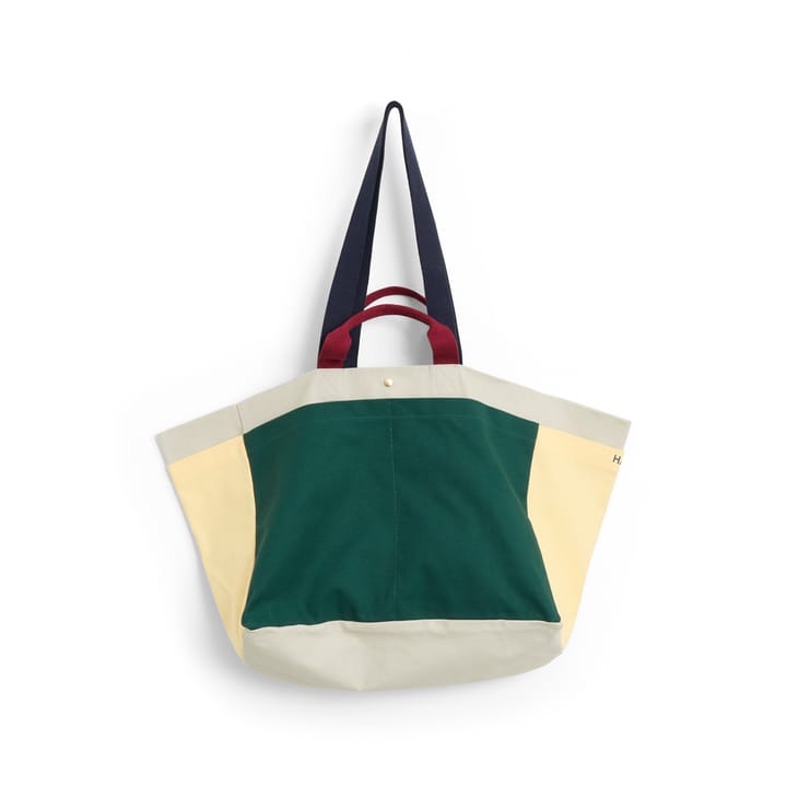 Weekend Bag Organic tas M, Dark green multi HAY