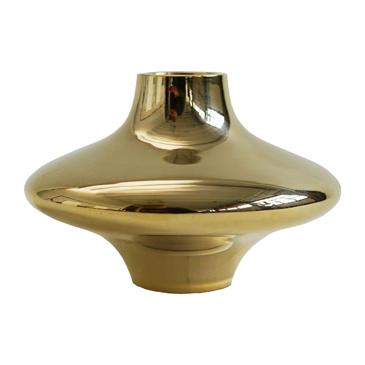 Hein Studio Doublet no. 01 kleine kaarsenhouder Brass