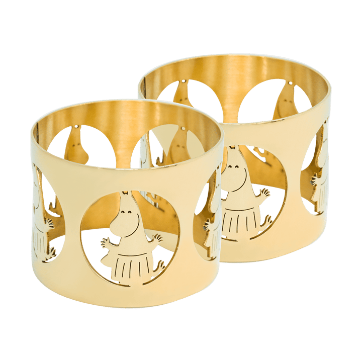 Hilke X Moomin servetringen Moominmamma 2-pack - Messing - Hilke Collection