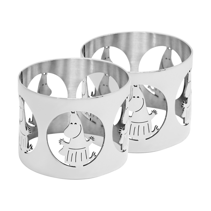 Hilke X Moomin servetringen Moominmamma 2-pack, Vernikkeld messing Hilke Collection