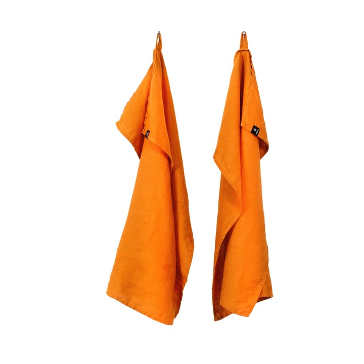 Sunshine keukendoek 50x70 cm 2-pack - Bitter orange - Himla