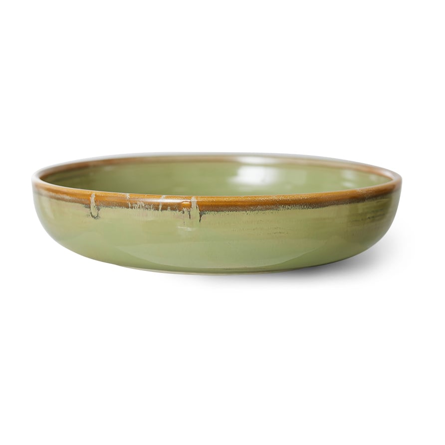 HKliving Home Chef diep bord large Ø21,5 cm Moss green