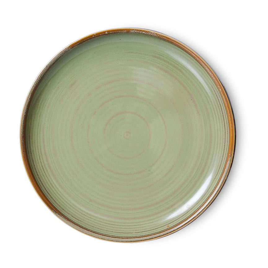 HKliving Home Chef side plate bordje Ø20 cm Moss green