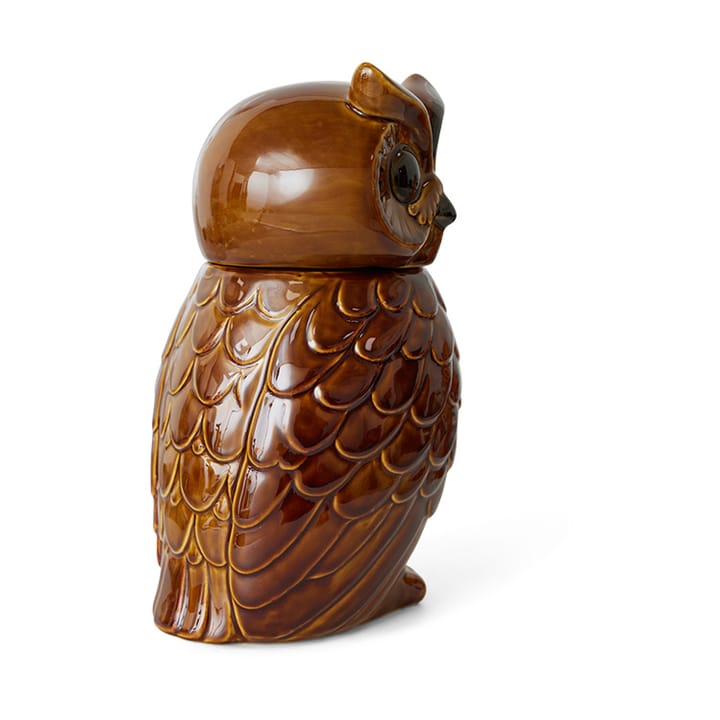 Keramische owl opbergpot - Roasted - HKliving