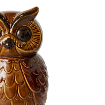 Keramische owl opbergpot - Roasted - HKliving