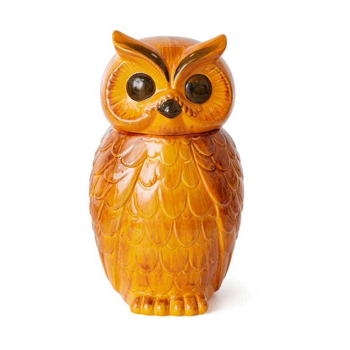 Keramische owl opbergpot - Tangerine - HKliving