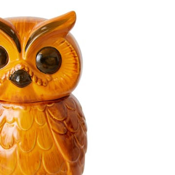 Keramische owl opbergpot - Tangerine - HKliving