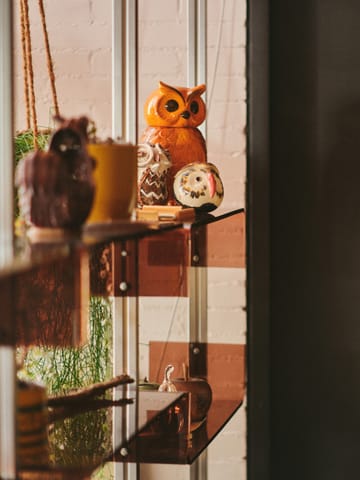 Keramische owl opbergpot - Tangerine - HKliving