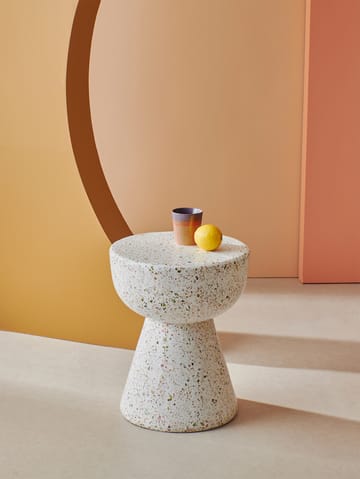 Terrazzo bijzettafel Ø35 cm - Terrazzo multicolour - HKliving