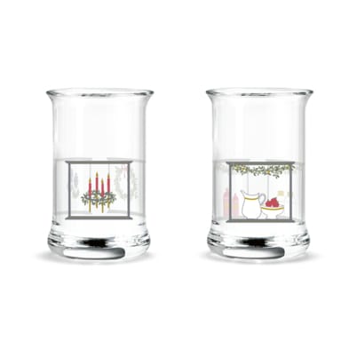 Holmegaard Christmas kerst borrelglas 2-pack - 2024 - Holmegaard