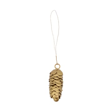 Cone kerstboomhanger 6,5 cm 2-delig - Goud - House Doctor