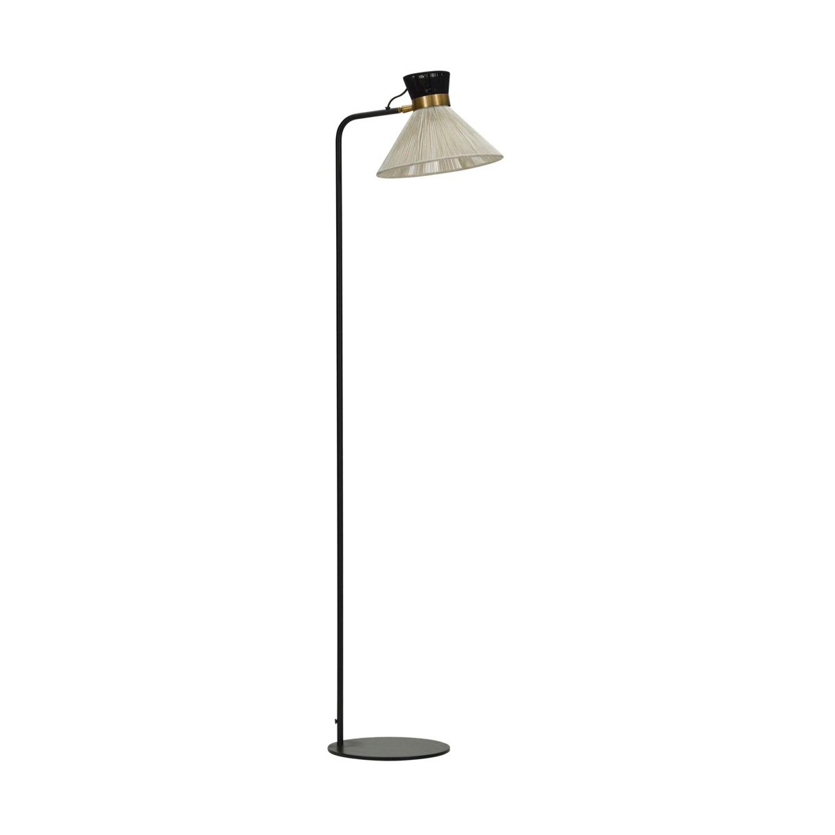 House Doctor Cord vloerlamp Zwart