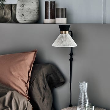 Cord wandlamp - Zwart - House Doctor