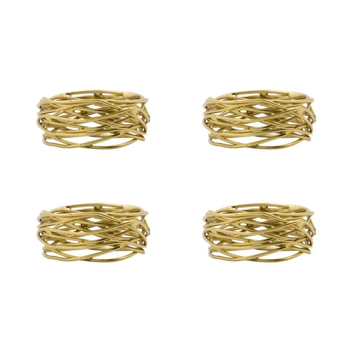 Ring servetringen 4-pack - Goud - House Doctor