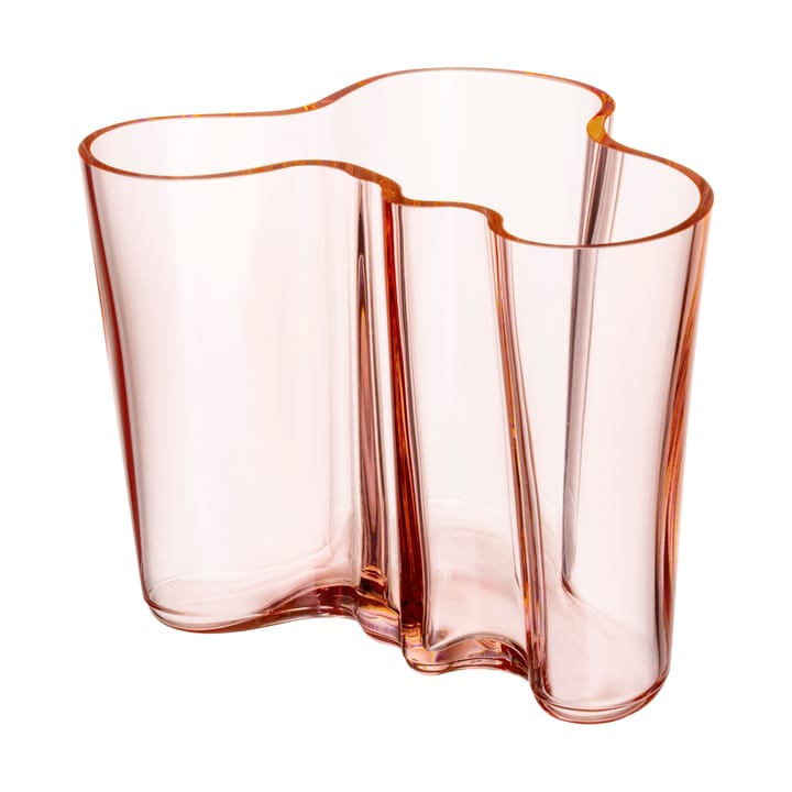 Alvar Aalto vaas zalmroze - 160 mm. - Iittala