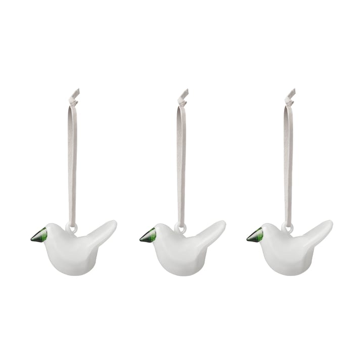 Iittala glazen vogel 3-pack - Wit - Iittala