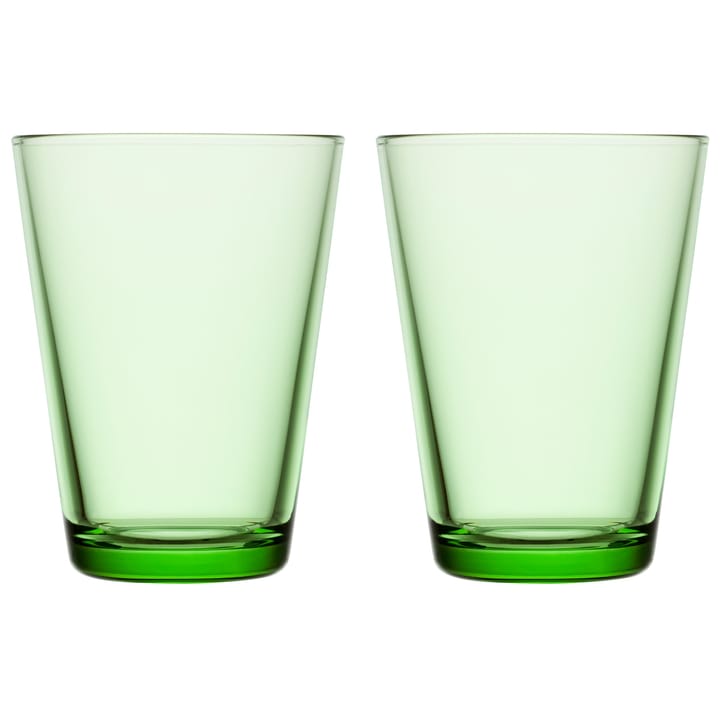 Kartio drinkglazen 40 cl 2-pack - appelgroen - Iittala