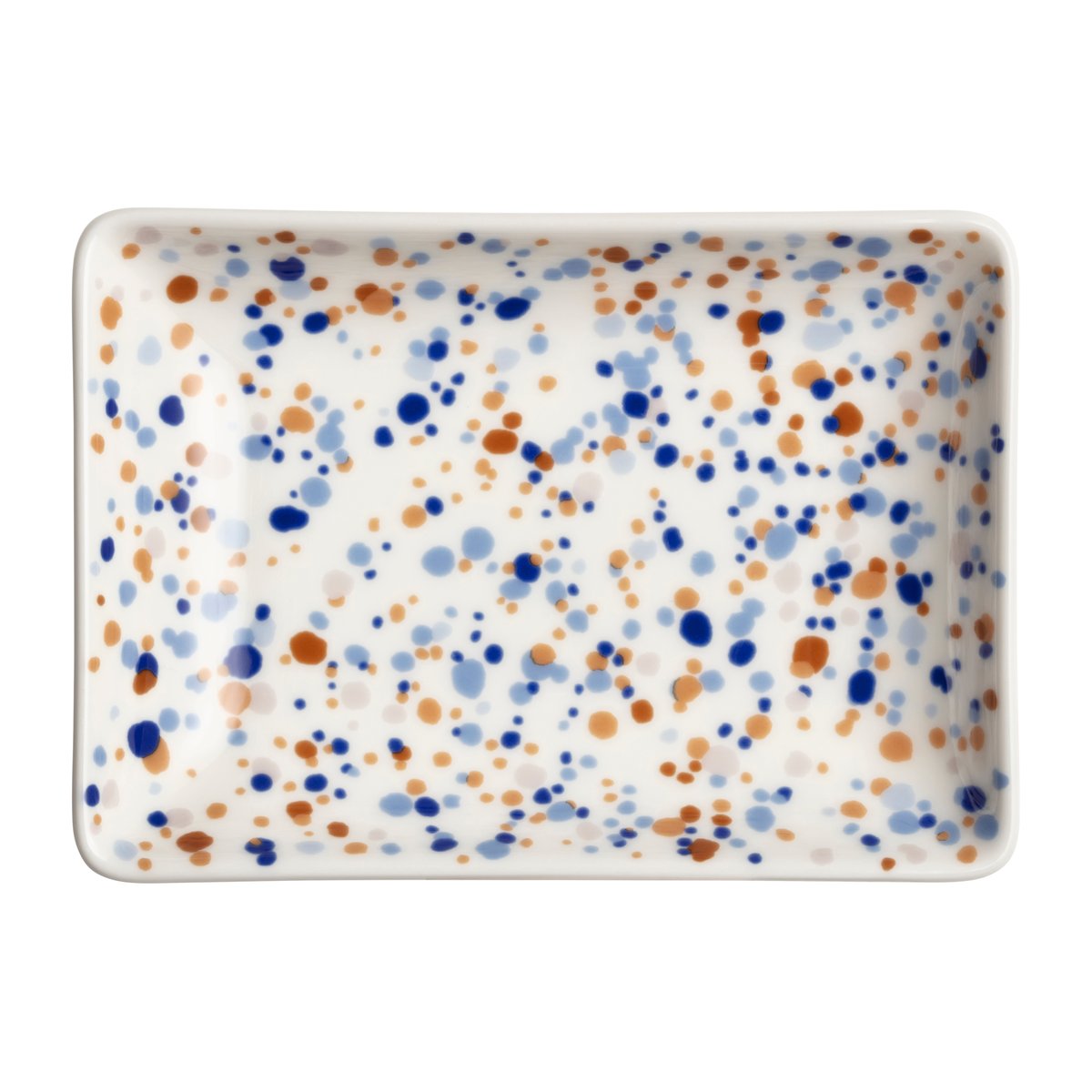 Iittala Oiva Toikka Helle A6 bord 10x15 cm Blauw-bruin