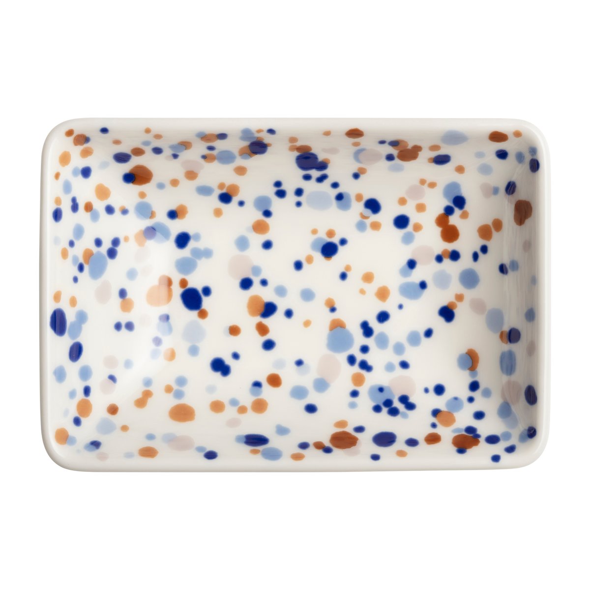 Iittala Oiva Toikka Helle A7 bord 7x10 cm Blauw-bruin