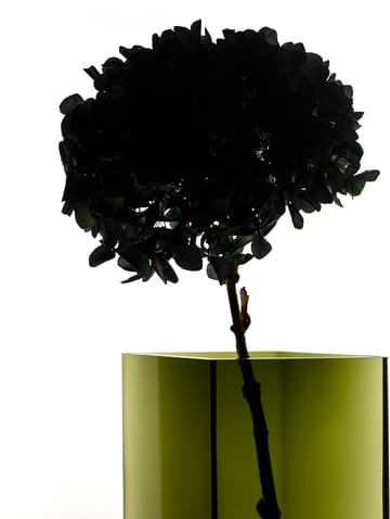 Ruutu vaas 20,5 x 18 cm - mosgroen - Iittala