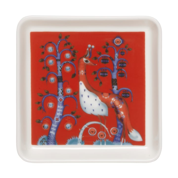 Taika bord 12x12 cm - Rood - Iittala