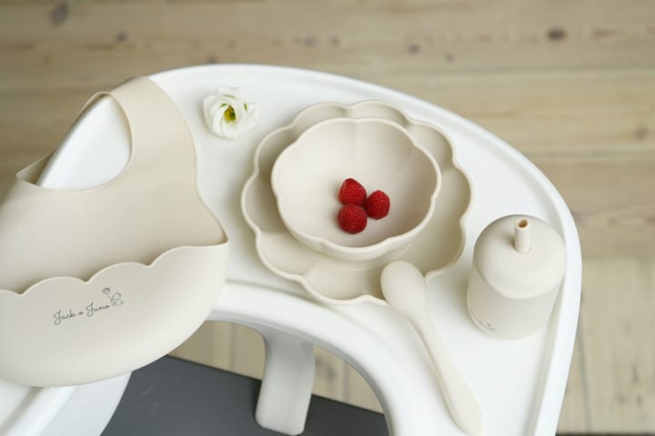 Little Poppy kinderservies 4-delig - Cream - Jack o Juno