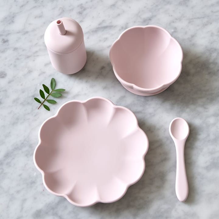 Little Poppy kinderservies 4-delig - Light pink - Jack o Juno