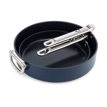 Space non stick koekenpan 2-delig - Blauw - Joseph Joseph