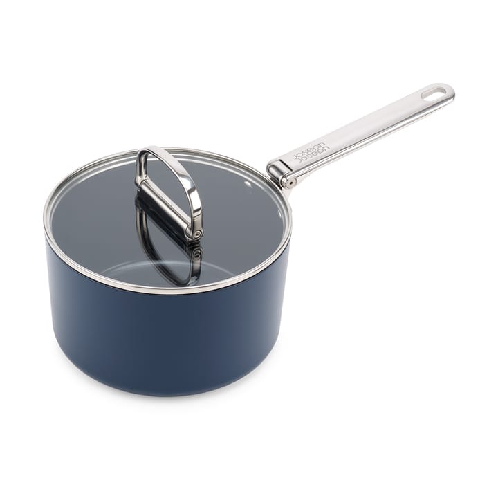 Space non stick steelpan met deksel Ø19 cm - Blauw - Joseph Joseph