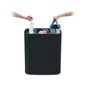 Tota Trio wasmand 90 L - Zwart - Joseph Joseph