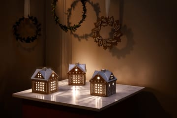 Gingerbread lichtjeshuis - Christmas barn 11,5 cm - Kähler