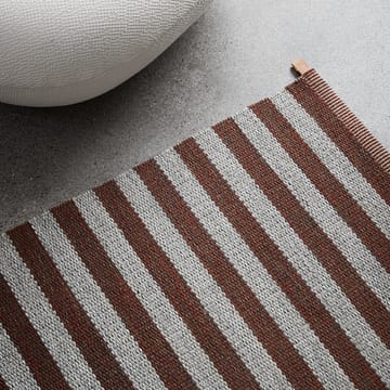 Narrow Stripe Icon gangloper - Red clay 240x85 cm - Kasthall