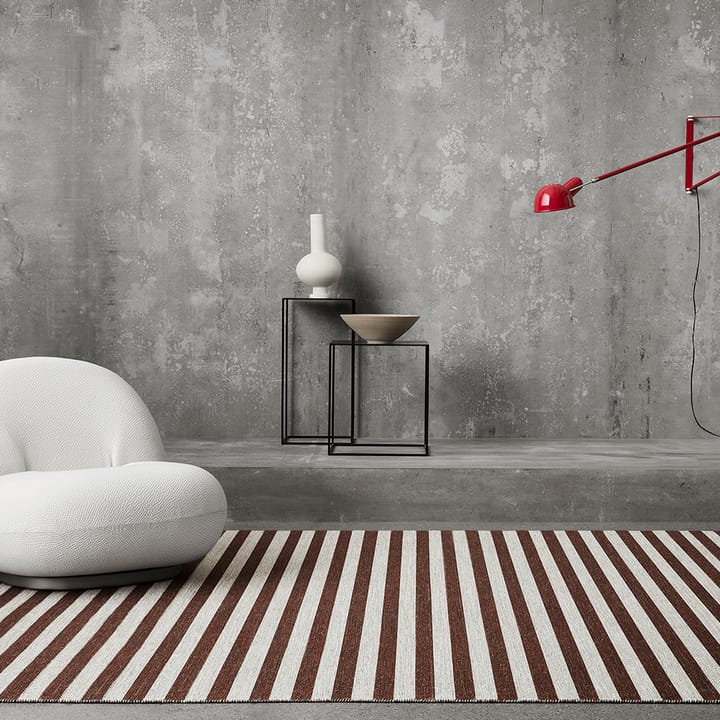 Narrow Stripe Icon gangloper - Red clay 240x85 cm - Kasthall