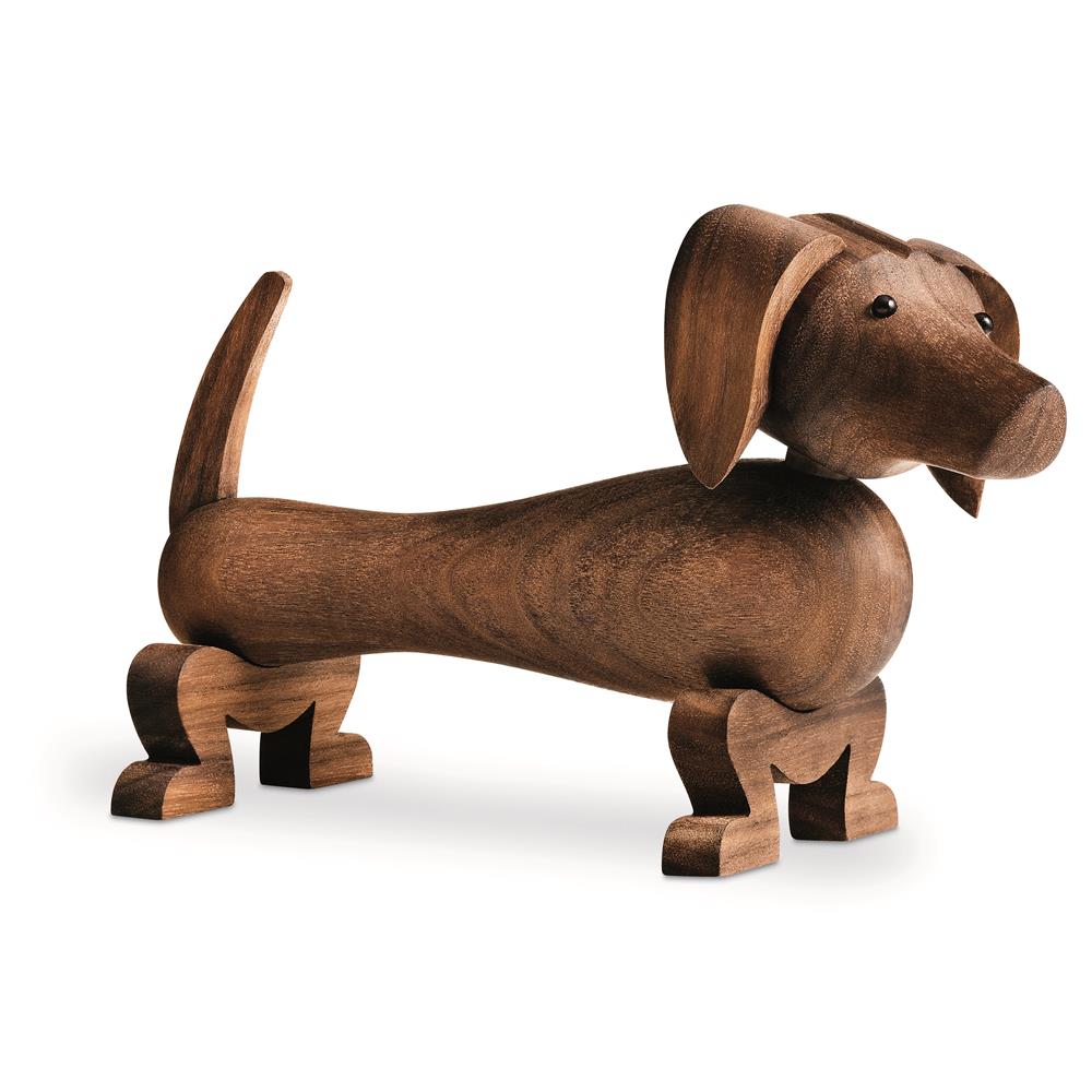 Kay Bojesen Denmark Kay Bojesen hond 18,5 cm walnoot