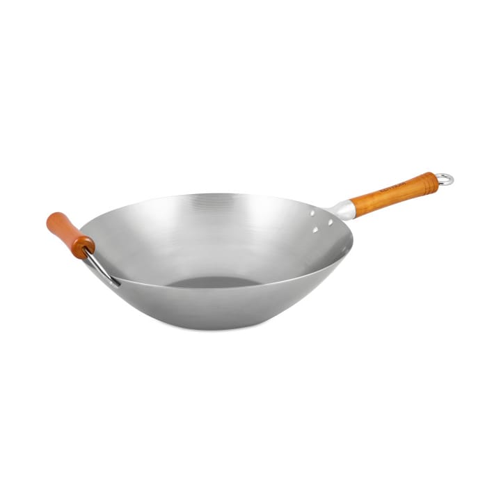 Ken Hom excellence carbon wokpan Ø36 cm - Staal - Ken Hom