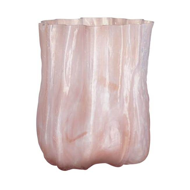 Crackle vaas 27 cm - Parelpink - Kosta Boda