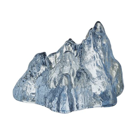 The Rock waxinelichtjeshouder 91 mm - Ice blue - Kosta Boda