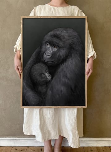 Bergsgorillan poster - 30x40 cm - Kunskapstavlan®