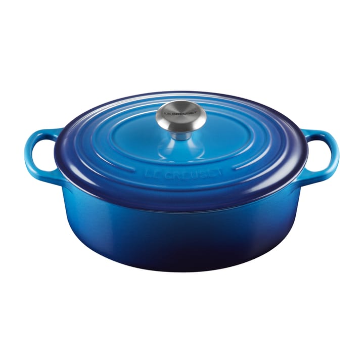 Le Creuset Signature ovale braadpan 4,1 L - Azure blue - Le Creuset