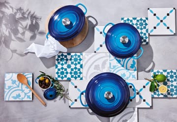 Le Creuset Signature ovale braadpan 4,1 L - Azure blue - Le Creuset