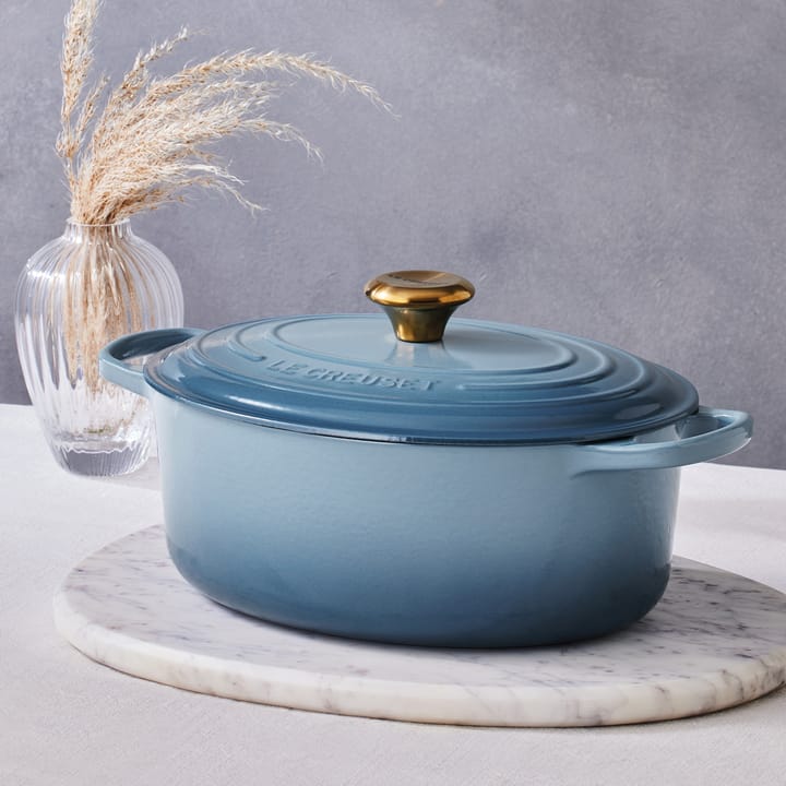 Le Creuset Signature ovale braadpan 4,1 L, Chambray Le Creuset