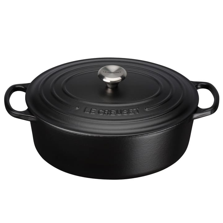 Le Creuset Signature ovale braadpan 4,1 L - Mat zwart - Le Creuset