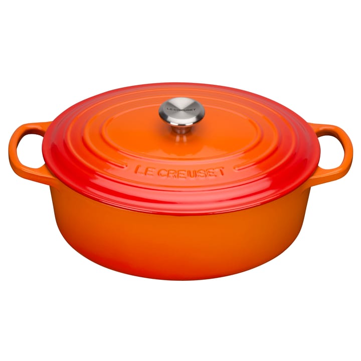 Le Creuset Signature ovale braadpan 4,1 L - Oranjerood - Le Creuset