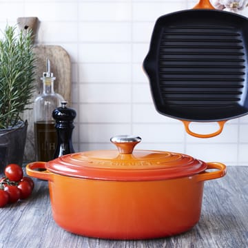 Le Creuset Signature ovale braadpan 4,1 L - Oranjerood - Le Creuset