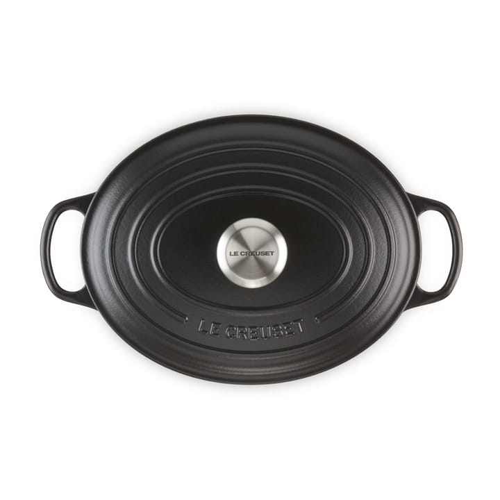 Le Creuset Signature ovale braadpan 6,3 l, Matte black Le Creuset