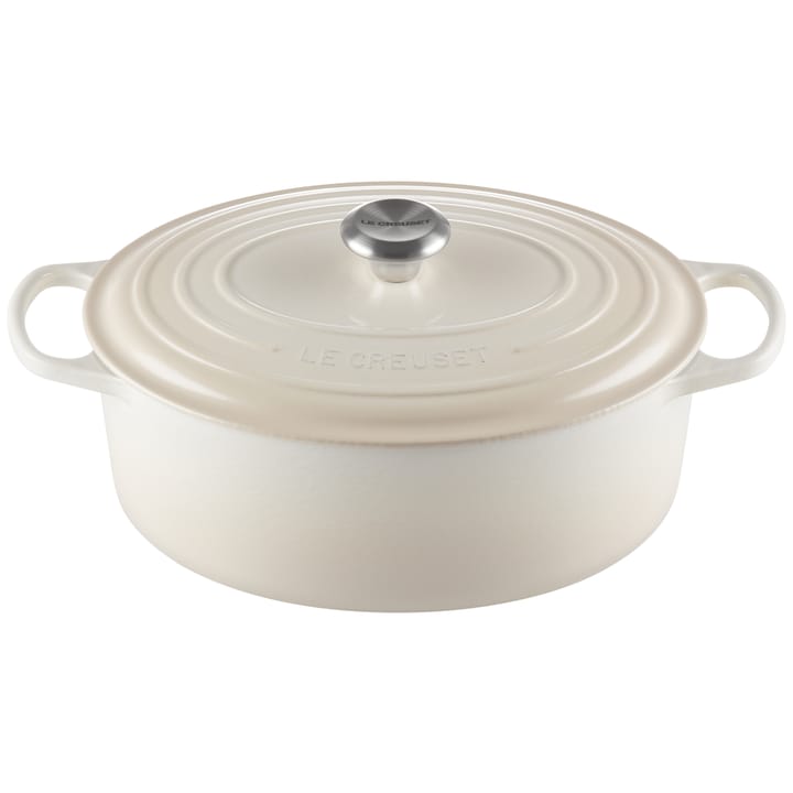 Le Creuset Signature ovale braadpan 6,3 l - Meringue - Le Creuset