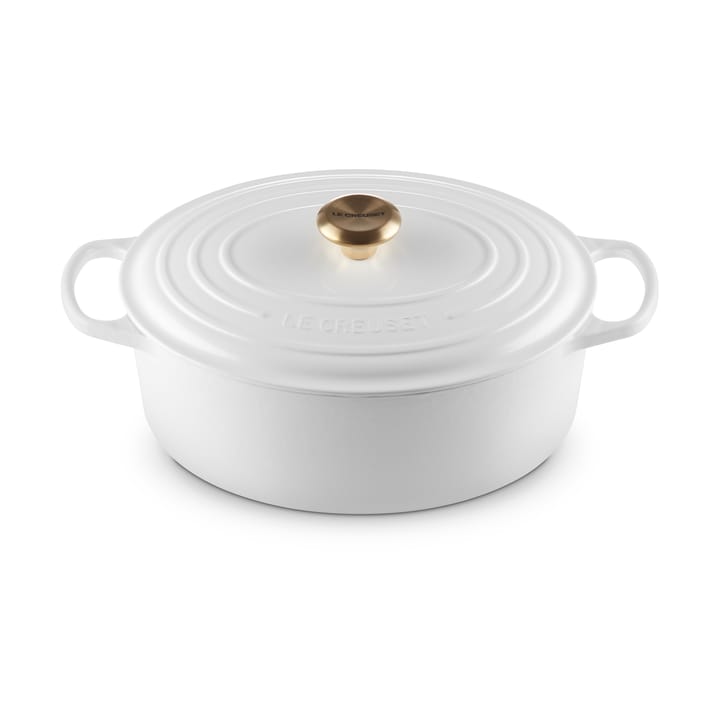 Le Creuset Signature ovale braadpan 6,3 l - White - Le Creuset