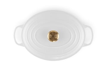 Le Creuset Signature ovale braadpan 6,3 l - White - Le Creuset