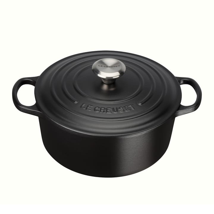 Le Creuset Signature ronde braadpan 4,2 L - Mat zwart - Le Creuset